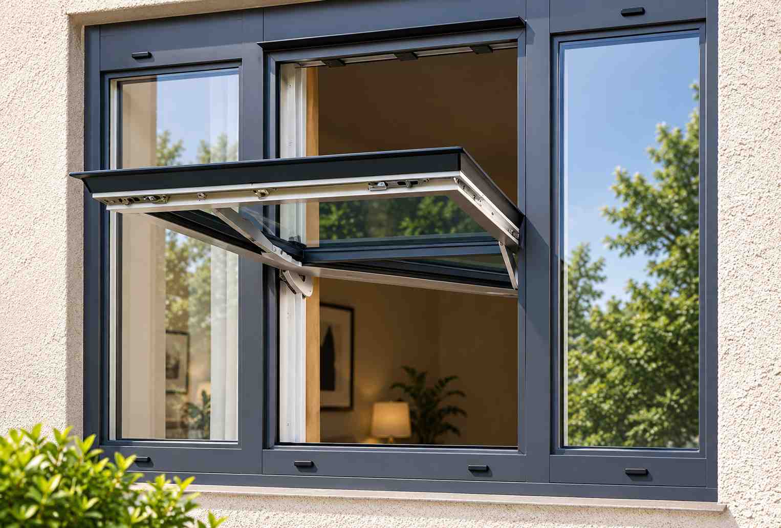 Aluminium Pivot Window