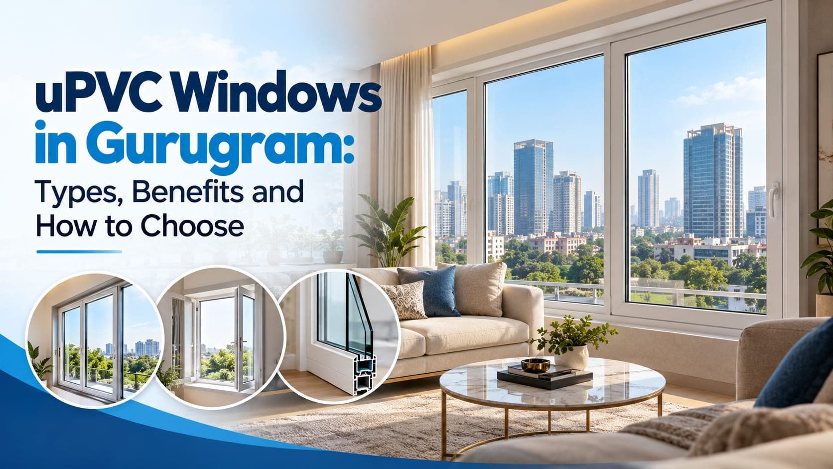 uPVC Windows in Gurugram: Types, Benefits and How to Choose