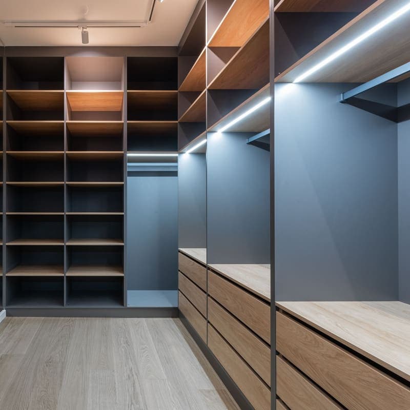 Delight Windows installation — wardrobe interior